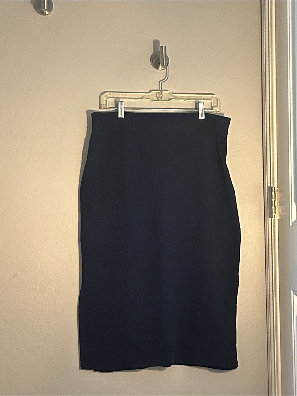 AYR Ribbed Navy Skirt